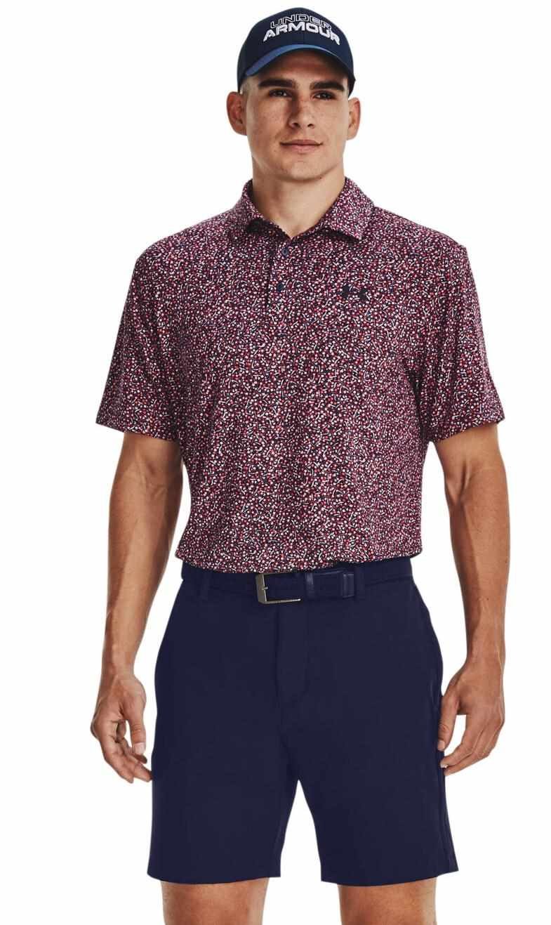 Under Armour Playoff 3.0 Printed men's polo, navy