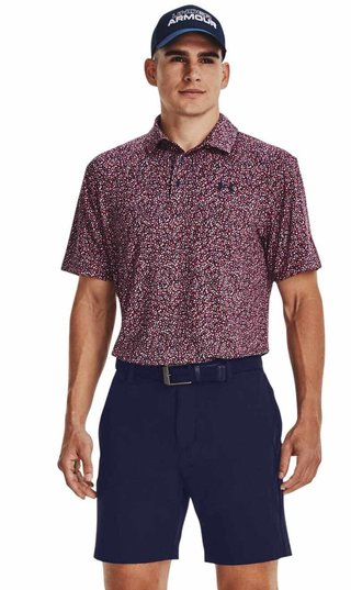 Under Armour Playoff 3.0 Printed men's polo, navy