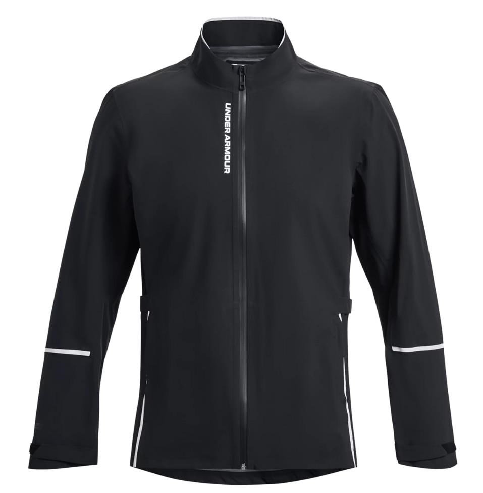 Under Armour Stormproof Cloudstrike men's jacket, black/white