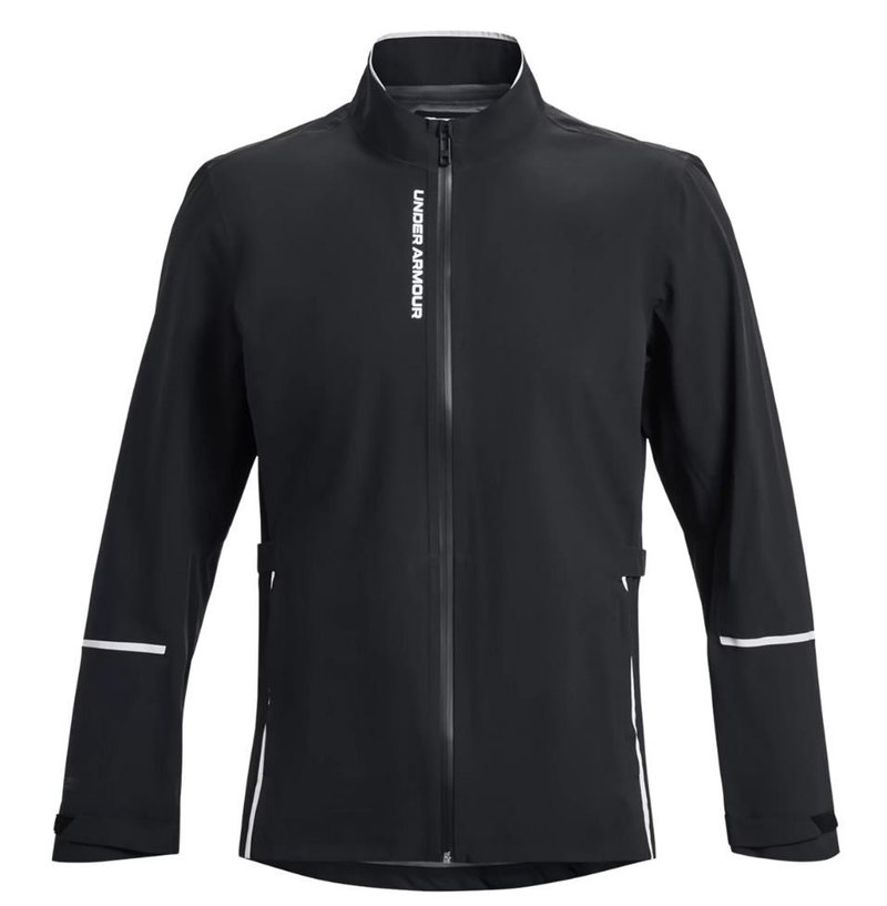 Under Armour Stormproof Cloudstrike men's jacket, black/white