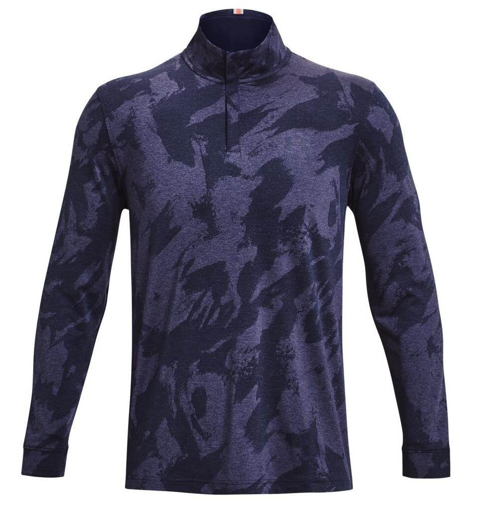 Under Armour Playoff Jacquard 1/4 Zip men's sweatshirt, navy
