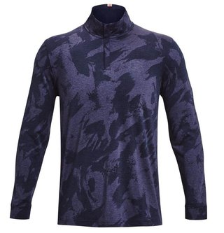 Under Armour Playoff Jacquard 1/4 Zip men's sweatshirt, navy