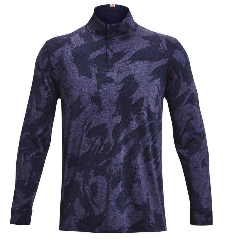 Under Armour Playoff Jacquard 1/4 Zip men's sweatshirt, navy