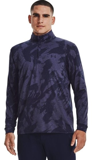Under Armour Playoff Jacquard 1/4 Zip men's sweatshirt, navy