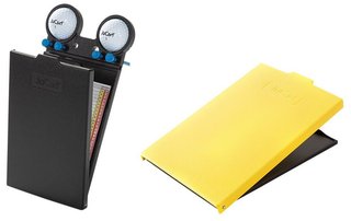 JuCad GRP scorecard holder, black/yellow
