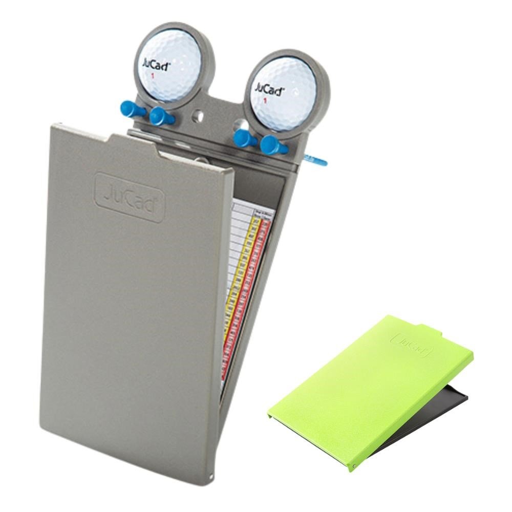 JuCad GRP scorecard holder, titanium/green