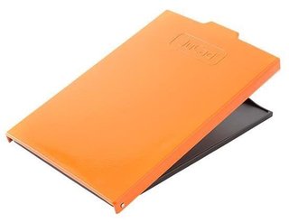 JuCad GRP scorecard holder, titanium/orange