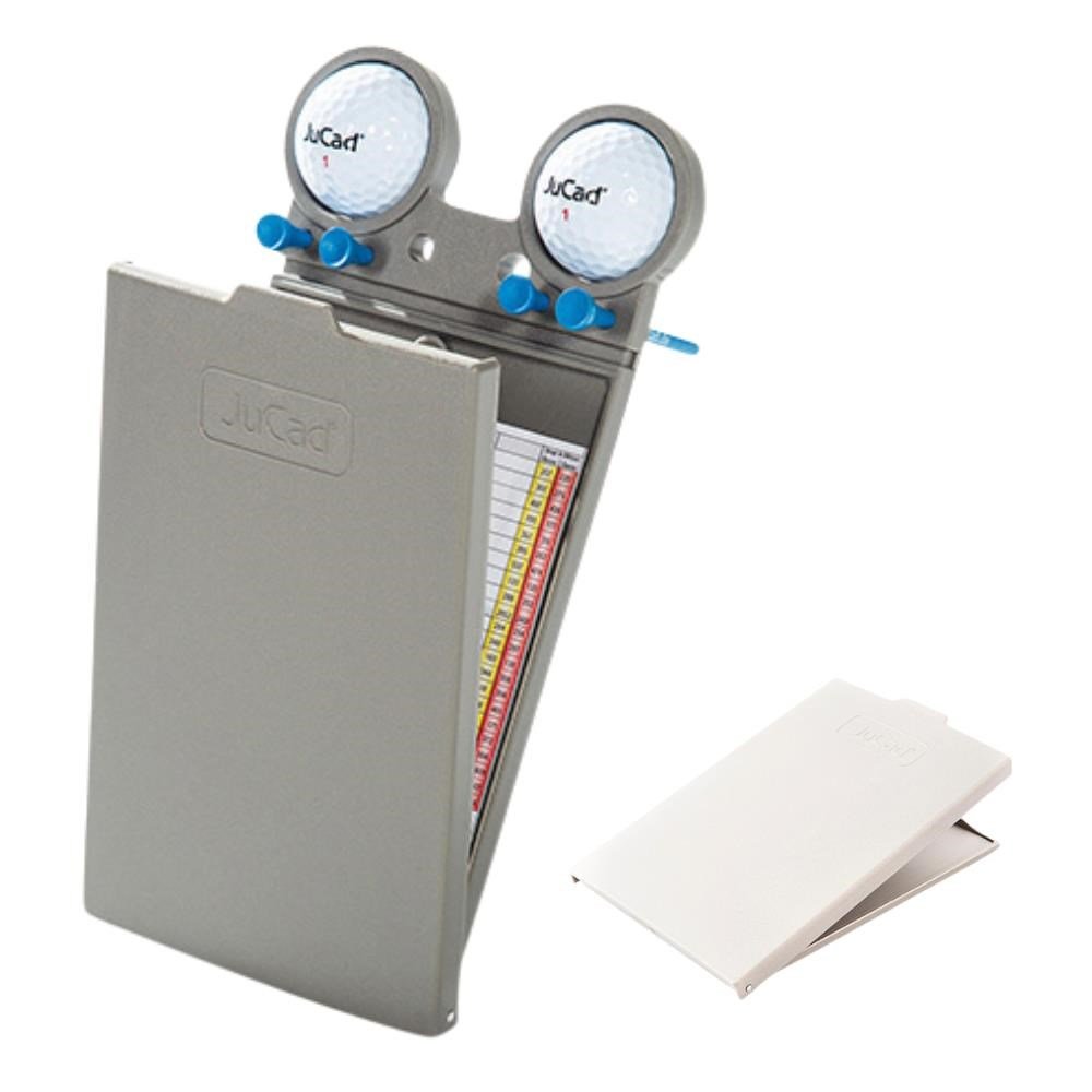 JuCad GRP scorecard holder, titanium/white
