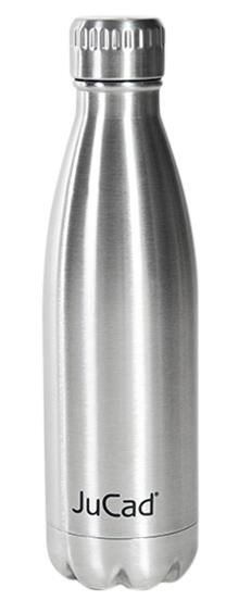 JuCad Stainless Steel Insulated Bottle, silver