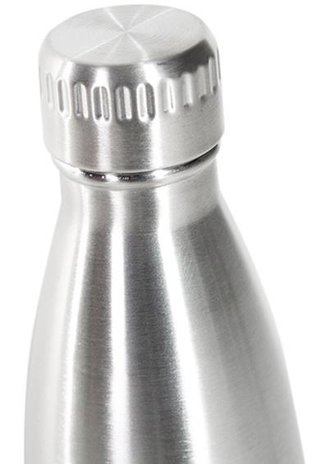 JuCad Stainless Steel Insulated Bottle, silver