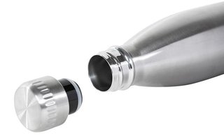 JuCad Stainless Steel Insulated Bottle, silver