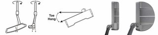 U.S. Kids Golf TS5-66 (167+cm) W5 junior putter, steel, 33"