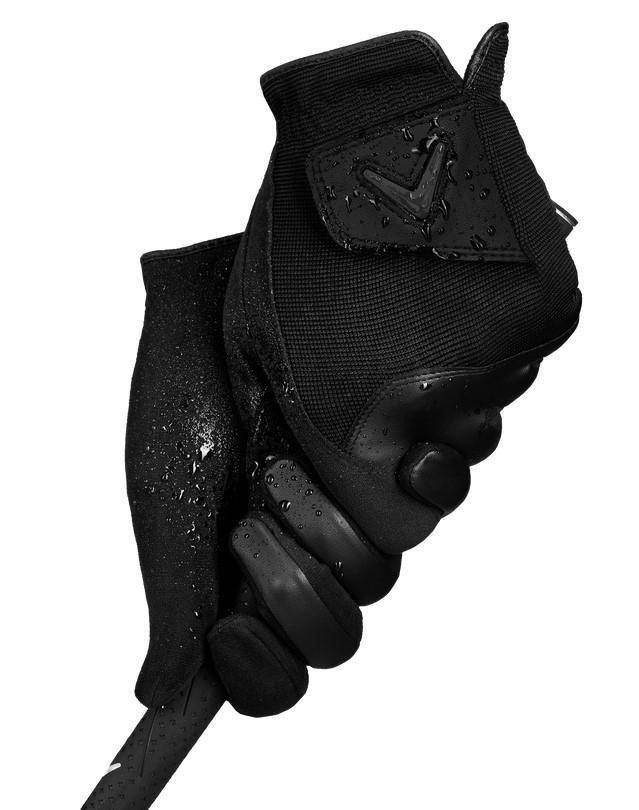 Callaway Rain Spann ladies golf gloves (pair), black