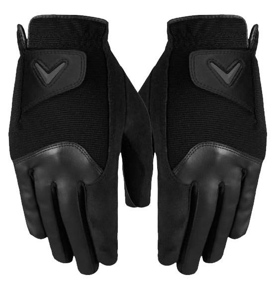 Callaway Rain Spann ladies golf gloves (pair), black