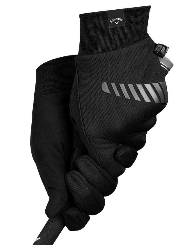 Callaway Thermal Grip mens golf gloves, black
