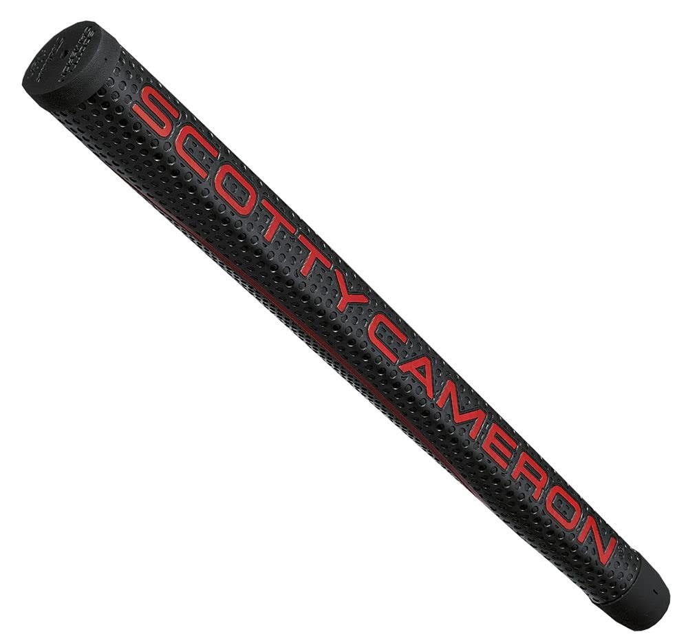 Scotty Cameron Matador putter grip, black/red, midsize