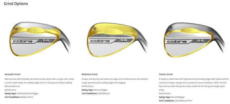 Cobra SNAKEBITE Silver Versatile men's wedge, steel