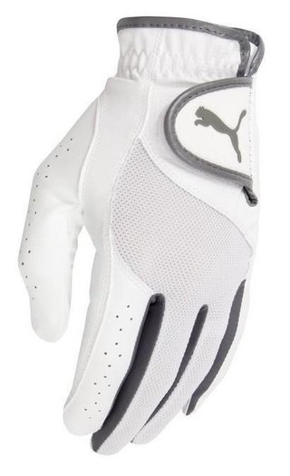 Puma Golf Sport Performance ladies golf glove, white/grey