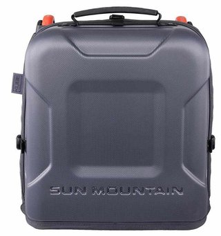 Sun Mountain Kube travel cover, steel/black/rush red