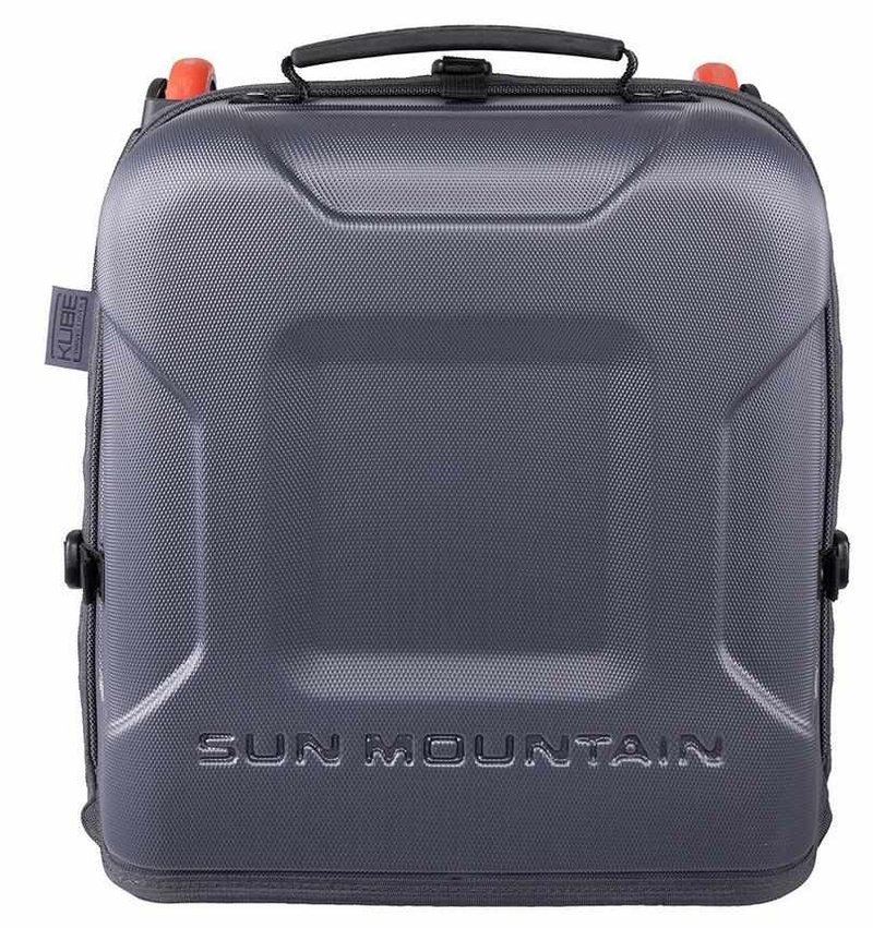 Sun Mountain Kube travel cover, steel/black/rush red