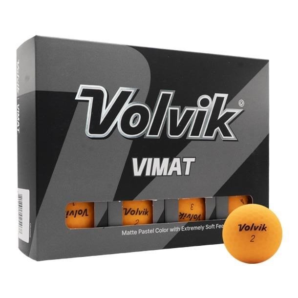 Volvik VIMAT golf balls, orange