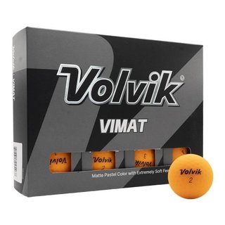 Volvik VIMAT golf balls, orange