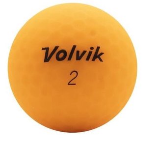 Volvik VIMAT golf balls, orange
