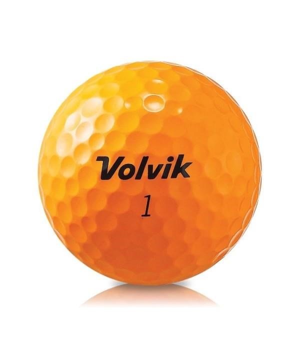 Volvik S3 golf balls, orange
