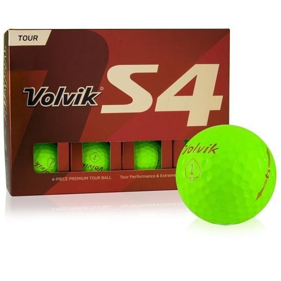 Volvik S4 golf balls, green