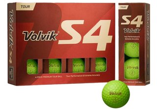Volvik S4 golf balls, green