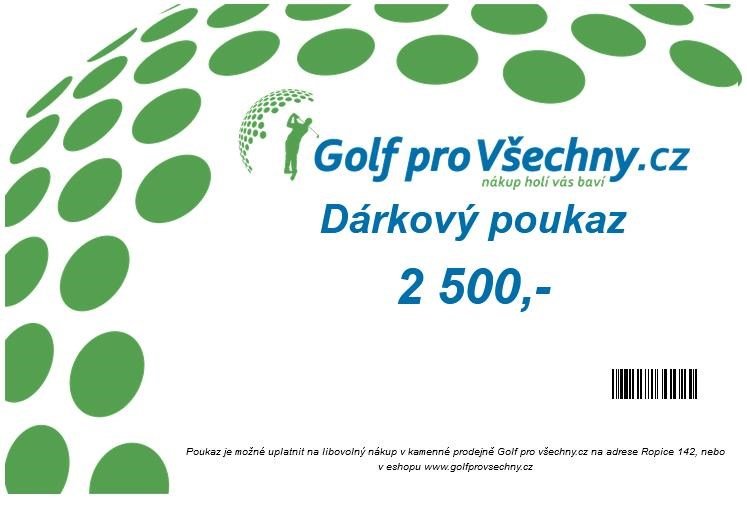 Dárkový poukaz v hodnotě 2500,-
