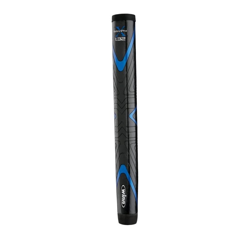 Winn Excel Pro X 1.32 putter grip, black/blue