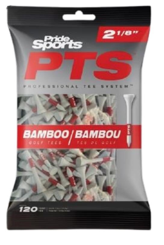 Pride Sports PTS Bamboo Golf Tees 53mm 120pcs