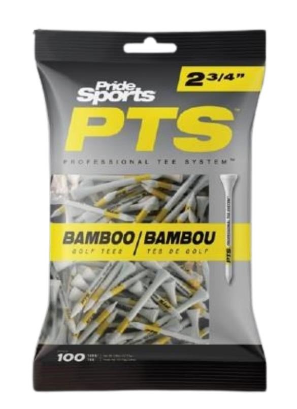 Pride Sports PTS Bamboo Golf Tees 69mm, 100pcs