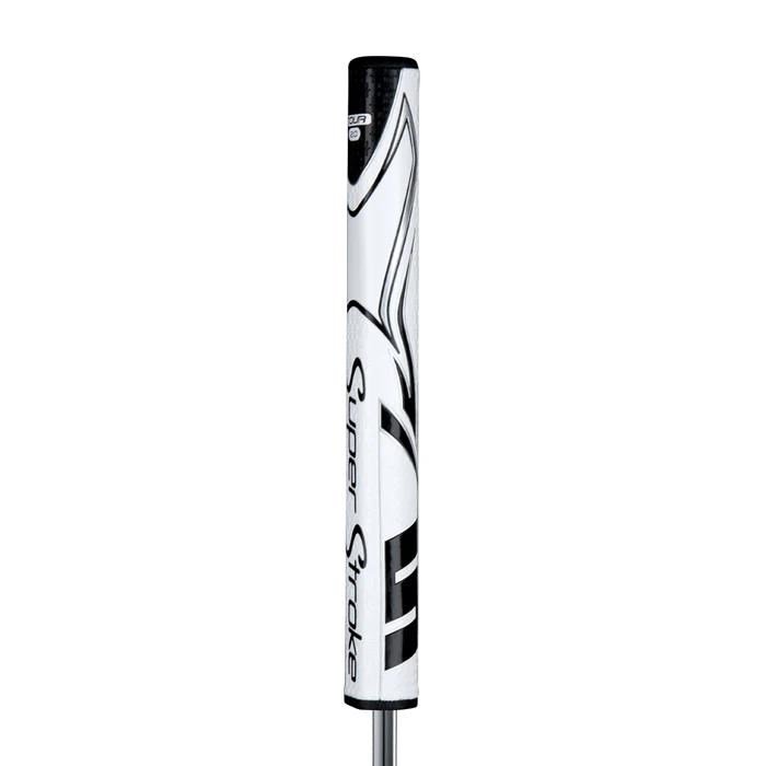 SuperStroke Zenergy Tour 2.0 putter grip, white/black
