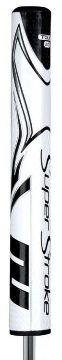 Super Stroke SuperStroke Zenergy Tour 3.0 putter grip, white/black