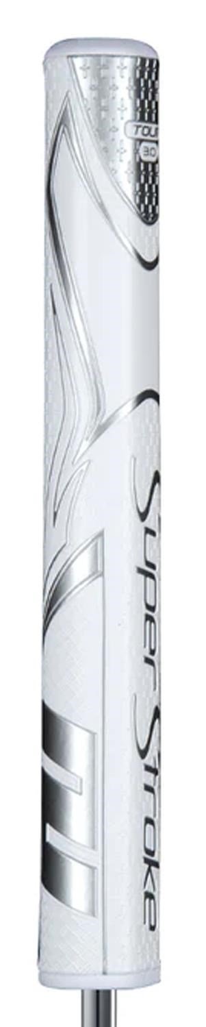 Super Stroke SuperStroke Zenergy Tour 3.0 putter grip, white/silver