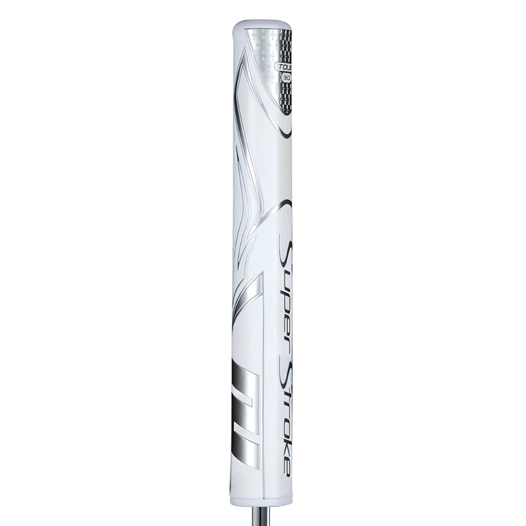 Super Stroke SuperStroke Zenergy Tour 3.0 putter grip, white/silver