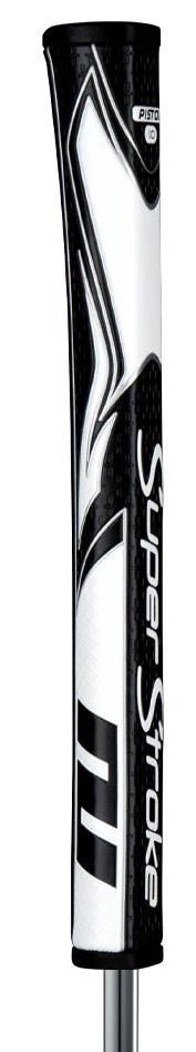 SuperStroke SuperStroke Zenergy Pistol GT 1.0 Putter Grip, Black/White