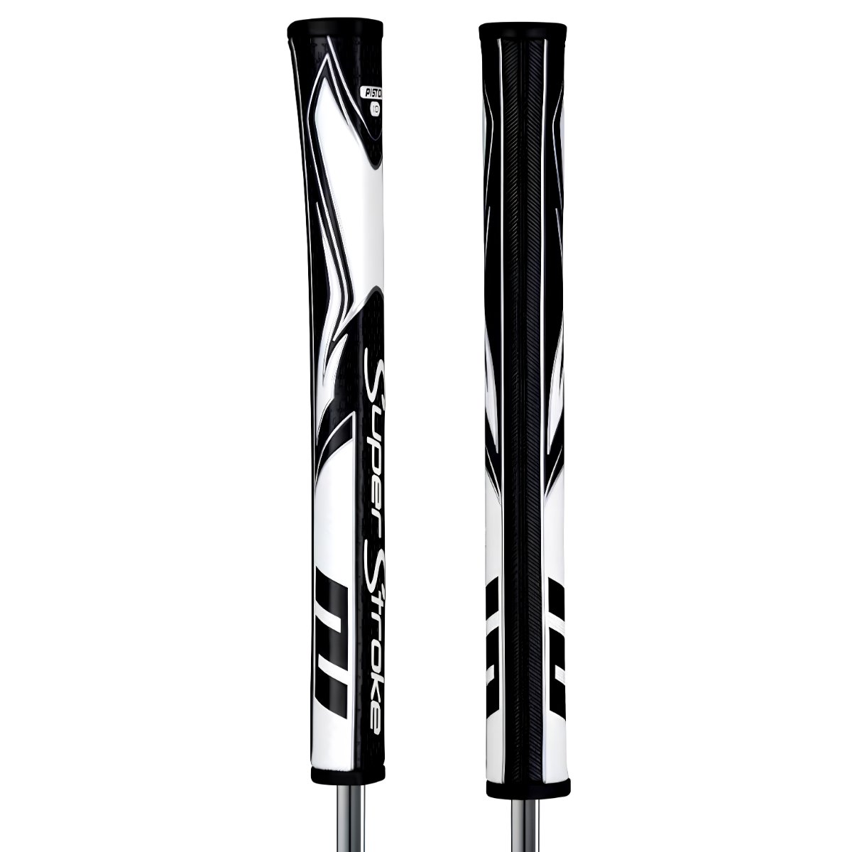 SuperStroke SuperStroke Zenergy Pistol GT 1.0 Putter Grip, Black/White