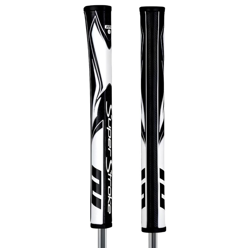SuperStroke SuperStroke Zenergy Pistol GT 1.0 Putter Grip, Black/White