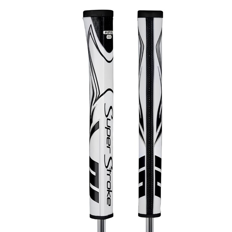 SuperStroke SuperStroke Zenergy Pistol GT 2.0 putter grip, white/black