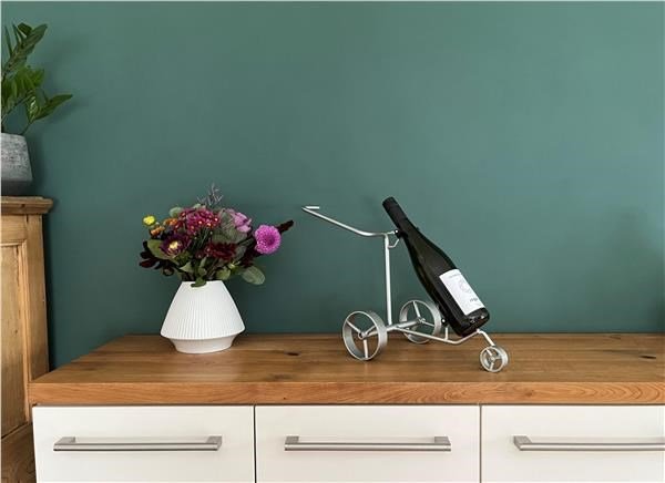 JuCad Miniature Trolley Wine Bottle Holder