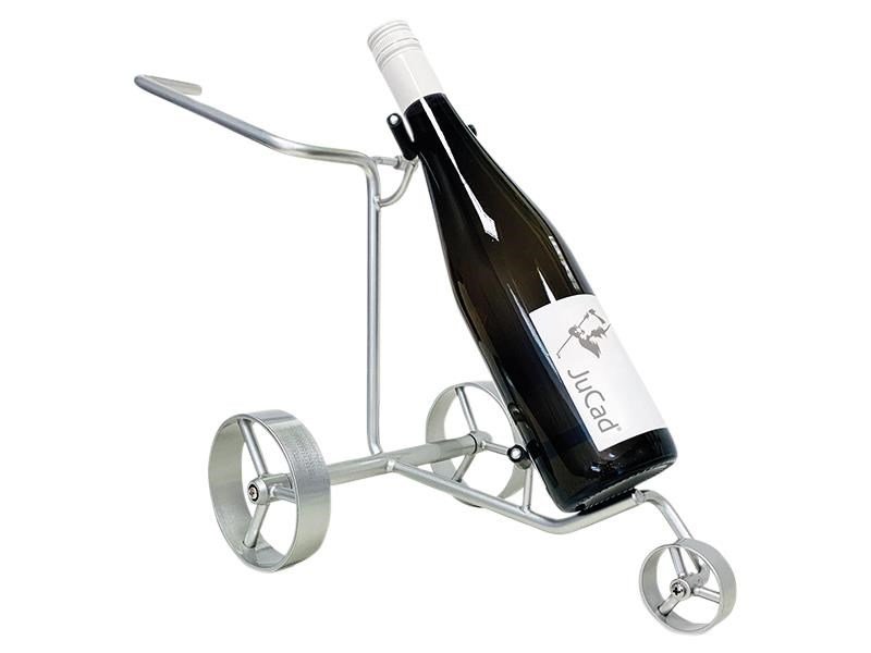 JuCad Miniature Trolley Wine Bottle Holder