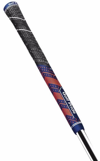Golf Pride New Decade Multi Compound MCC Teams Grip, Standard, Navy/Orange