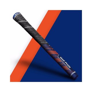 Golf Pride New Decade Multi Compound MCC Teams Grip, Standard, Navy/Orange