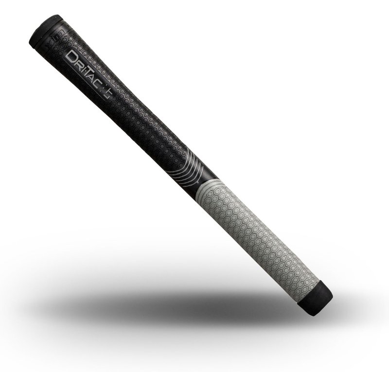 Winn DriTac LT (Less Taper) +1/16" grip, midsize, black/grey