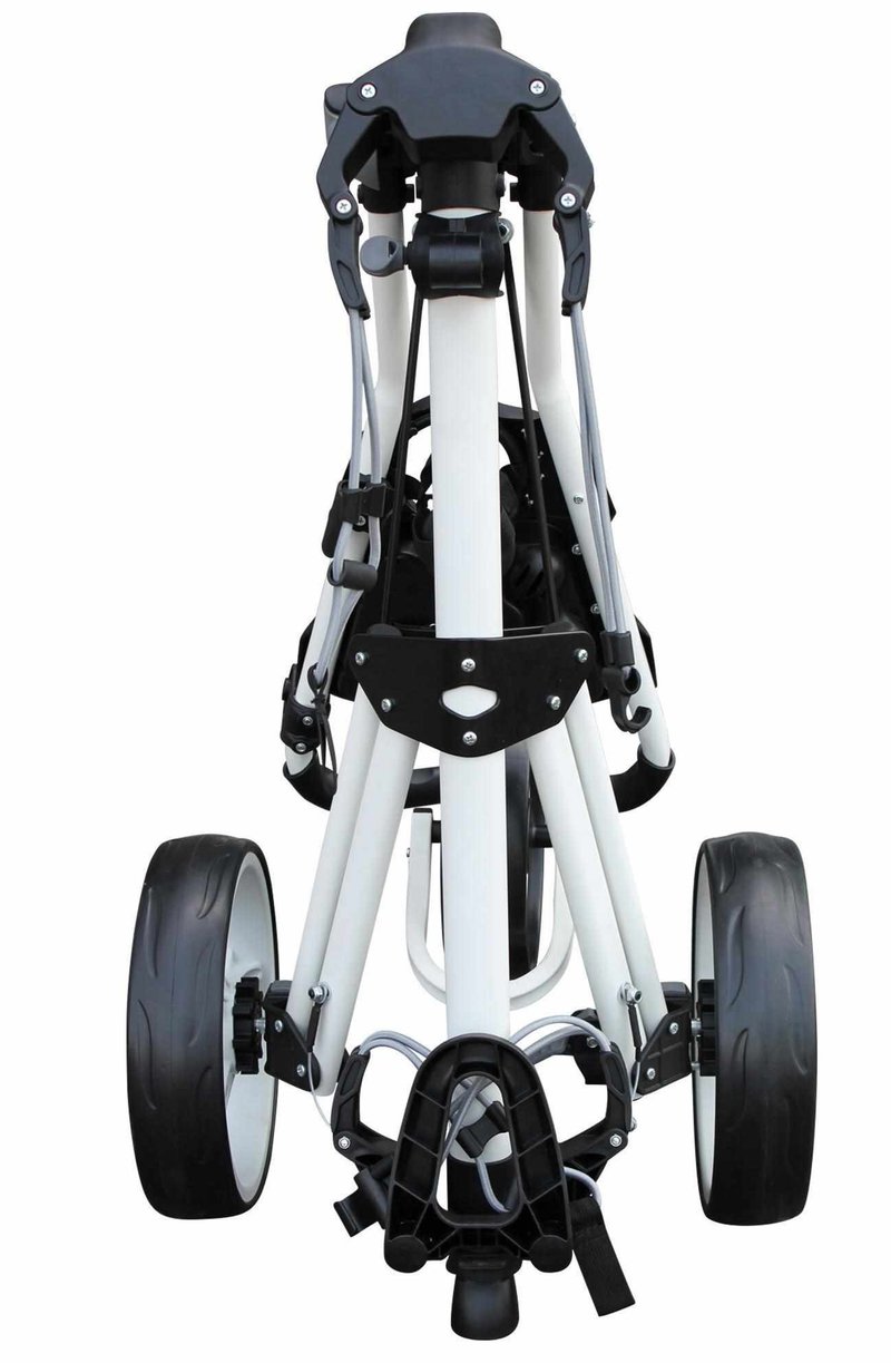 MKids 3 Wheel junior push trolley, white