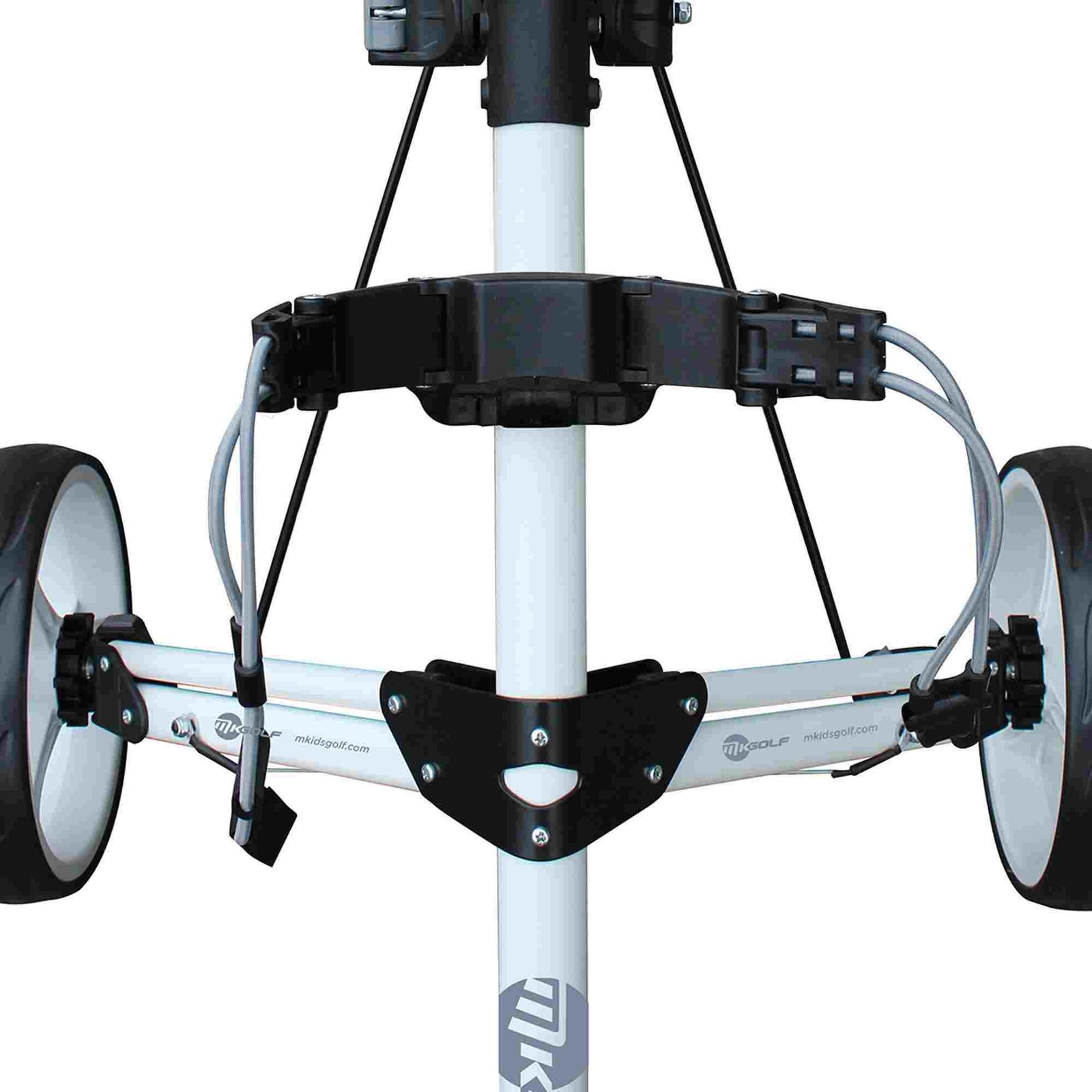 MKids 3 Wheel junior push trolley, white