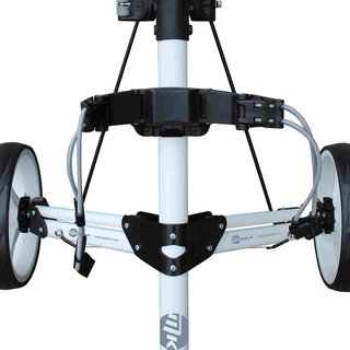 MKids 3 Wheel junior push trolley, white